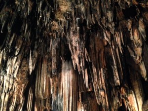 stalactites, Desoto Caverns